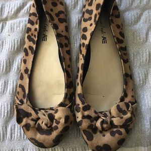 Leopard Print American Eagle Flats
